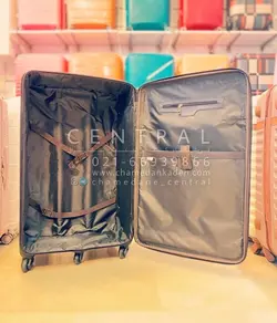 خرید چمدان چرمی سایز بزرگ از جنس  چرم مصنوعی - چمدانکده