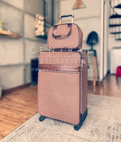 خرید چمدان چرمی سایز بزرگ از جنس  چرم مصنوعی - چمدانکده