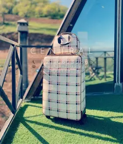 خرید چمدان چرمی سایز بزرگ از جنس  چرم مصنوعی - چمدانکده