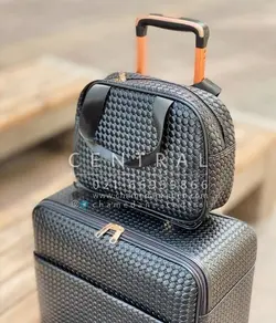 خرید چمدان چرمی سایز بزرگ از جنس  چرم مصنوعی - چمدانکده