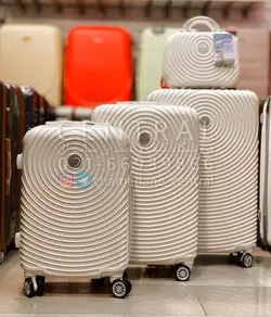 خرید چمدان خورشیدی سایز کوچک پلی کربنات نشکن - چمدانکده