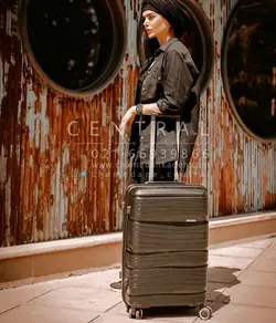 خرید چمدان پارتنر 5 تکه سایز متوسط از جنس پلی کربنات نشکن - چمدانکده