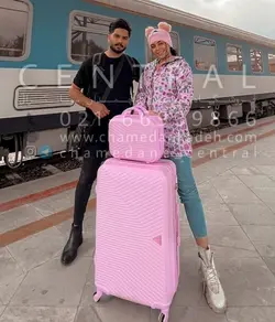 خرید چمدان فلای سایز متوسط از جنس پلی کربنات نشکن - چمدانکده