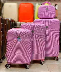 خرید چمدان خورشیدی ست 4 تایی پلی کربنات نشکن - چمدانکده