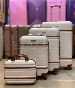 خرید چمدان پی کی سایز متوسط از جنس پلی کربنات نشکن - چمدانکده