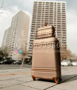 خرید چمدان پی کی سایز متوسط از جنس پلی کربنات نشکن - چمدانکده