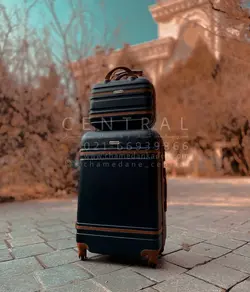 خرید چمدان پی کی سایز متوسط از جنس پلی کربنات نشکن - چمدانکده