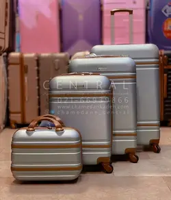 خرید چمدان پی کی سایز متوسط از جنس پلی کربنات نشکن - چمدانکده