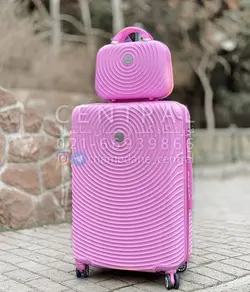 خرید چمدان خورشیدی سایز متوسط جنس پلی کربنات نشکن - چمدانکده