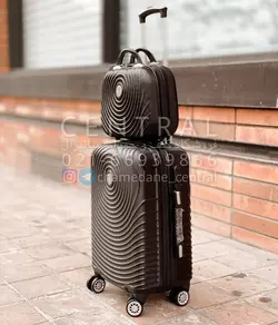 خرید چمدان خورشیدی سایز متوسط جنس پلی کربنات نشکن - چمدانکده