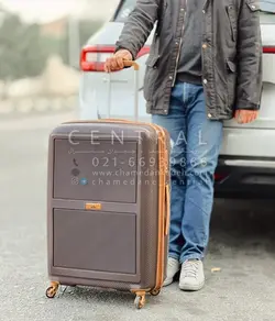 خرید چمدان اسکن سایز کوچک از جنس پلی کربنات نشکن - چمدانکده