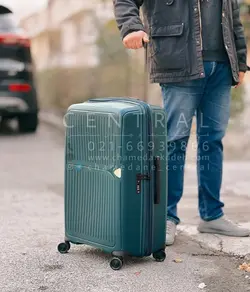 خرید چمدان ویراژ سایز متوسط از جنس پلی کربنات نشکن - چمدانکده