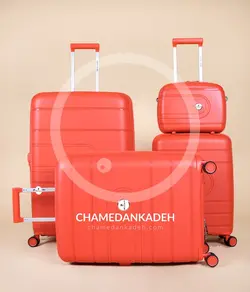 خرید چمدان پیر کاردین متوسط جنس پلی کربنات نشکن - چمدانکده