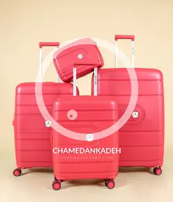 خرید چمدان پیر کاردین متوسط جنس پلی کربنات نشکن - چمدانکده
