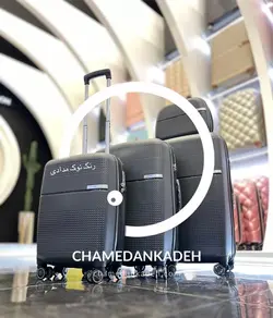 خرید چمدان سامیت متوسط جنس پلی کربنات نشکن - چمدانکده