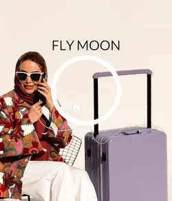 خرید چمدان fly moon pro ست 3 تایی پلی کربنات نشکن - چمدانکده