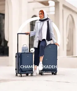 خرید چمدان fly moon plus بزرگ جنس پلی کربنات نشکن - چمدانکده