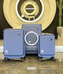 خرید چمدان اسمارت پولو بزرگ جنس پلی کربنات نشکن - چمدانکده