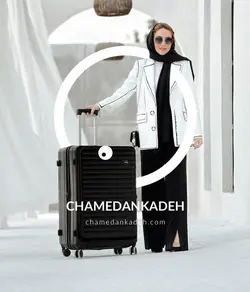 خرید چمدان اسمارت پولو بزرگ جنس پلی کربنات نشکن - چمدانکده