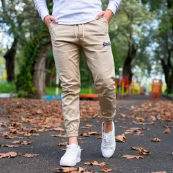 شلوار اسلش مردانه SUPER DRY کرم کد 10565