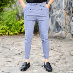 شلوار مردانه طوسی کد 13323