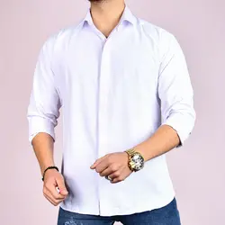 پیراهن مردانه سفید کد 12659