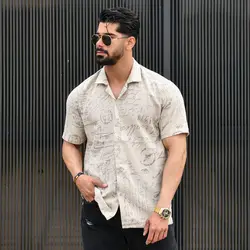 پیراهن مردانه کنفی کد 13405