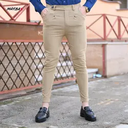 شلوار مردانه زیتونی کد 12086