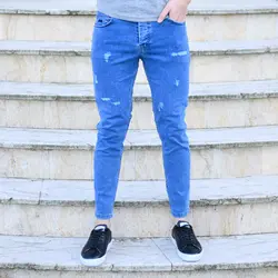 شلوار جین مردانه ZARA آبی کد 12686