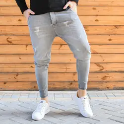 شلوار جین مردانه STAR طوسی کد 12560