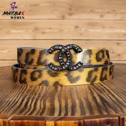 کمربند دخترانه CHANEL پلنگی کد 12187