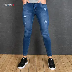 شلوار جین مردانه ARMANI سرمه ای کد 12038