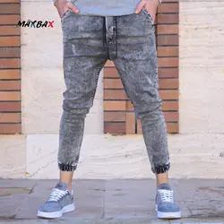 شلوار اسلش جین مردانه خاکستری کد 11757