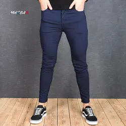 شلوار جین مردانه سرمه ای کد 11216