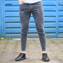 شلوار جین مردانه ZARA ذغالی کد 11422