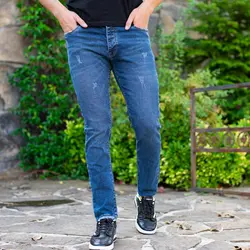 شلوار جین مردانه ZARA سرمه ای کد 10700