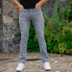 شلوار جین مردانه ARMANI طوسی کد 10693