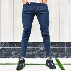 شلوار جین مردانه CK سرمه ای کد 13941