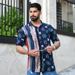 پیراهن مردانه هاوایی کد 14417