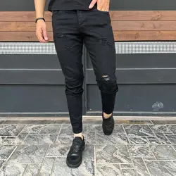 شلوار جین مردانه مشکی کد 14788