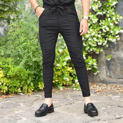 شلوار مردانه مشکی کد 14836