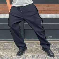 شلوار مردانه کارگو بغل دکمه مشکی کد 14703