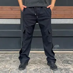 شلوار مردانه کارگو مشکی کد 14709