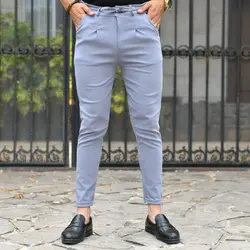 شلوار مردانه طوسی کد 14885