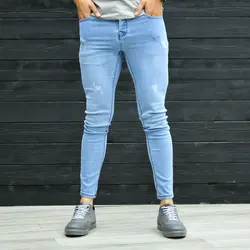 شلوار جین مردانه آبی کد 15025