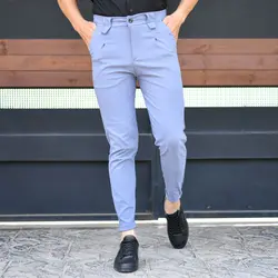 شلوار مردانه طوسی کد 15098