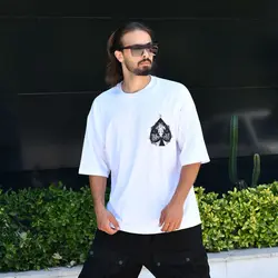 تیشرت لش مردانه منجوق دوزی کد 15429