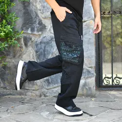 شلوار جین کارگو کد 16358