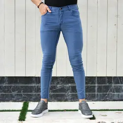 شلوار جین مردانه آبی کد 16710