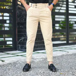 شلوار مردانه کرم کد 16980